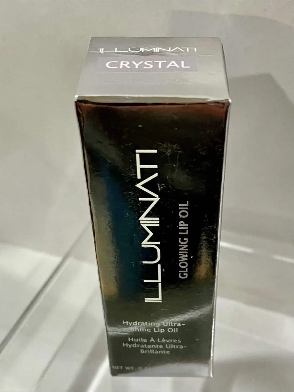 Illuminati crystal glowing